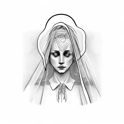 Crying Lady In Wedding Veil