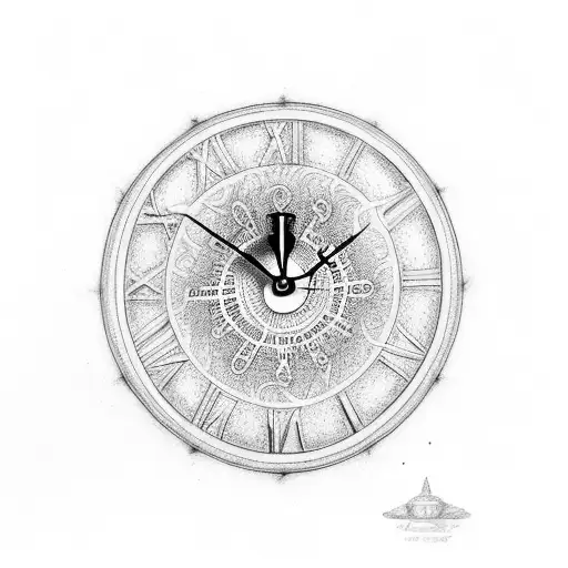 Believe With Clock Roman Numeral And Patience