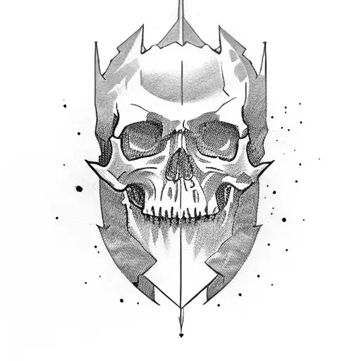 Skull Mask Ukraine Warrior