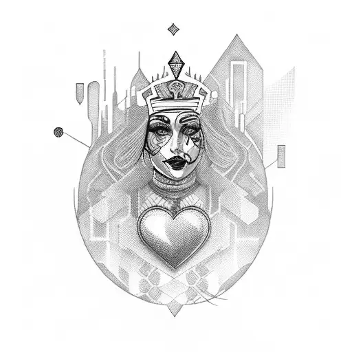 Queen Of Hearts Cyberpunk