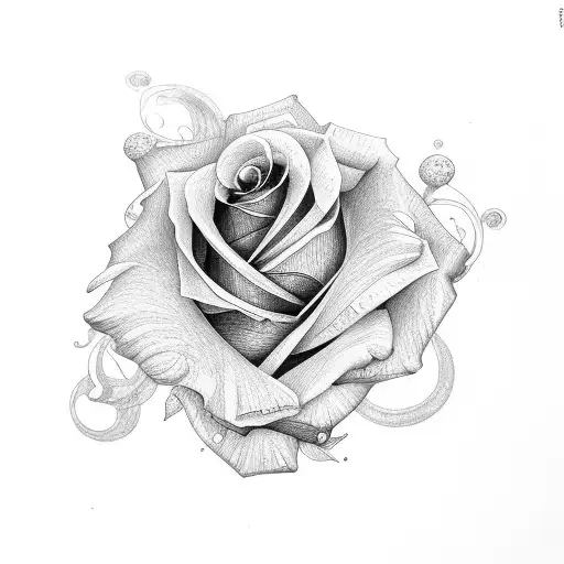 Rose Des Vents Avec Des Fleurs