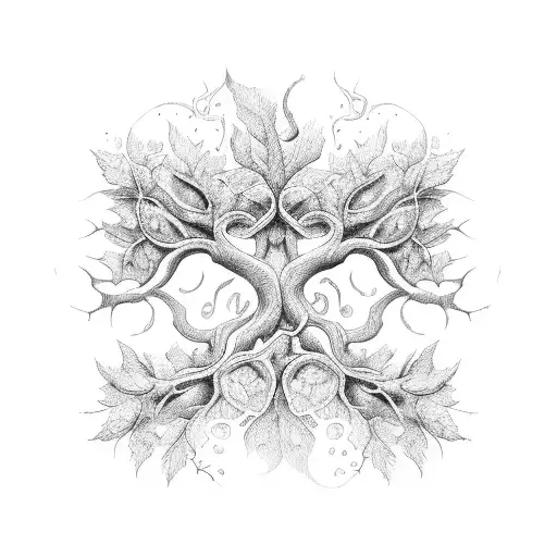 Long Ivy Vine Growing