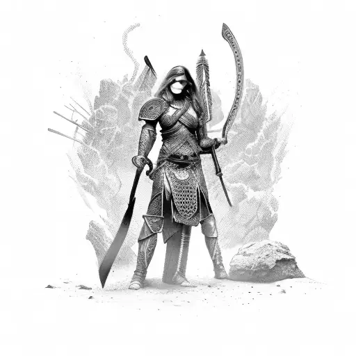 Female Warrior Fullbody