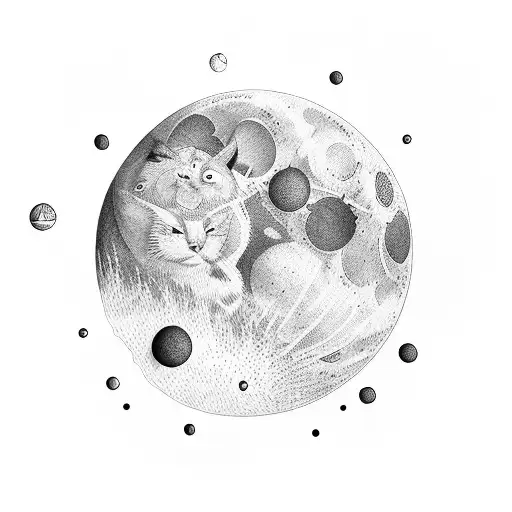 Water Mountain Moon Wanderlust