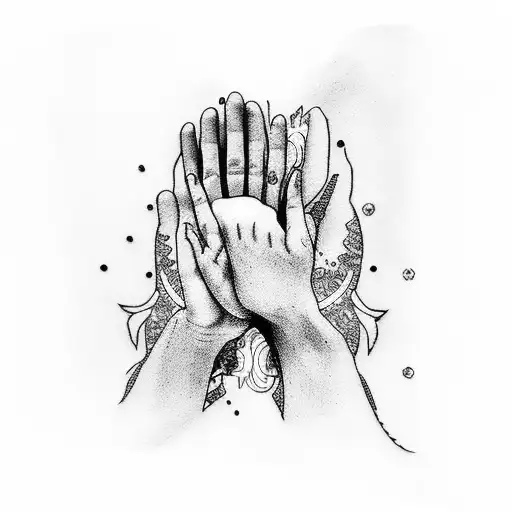 Praying Hands And Some Quote