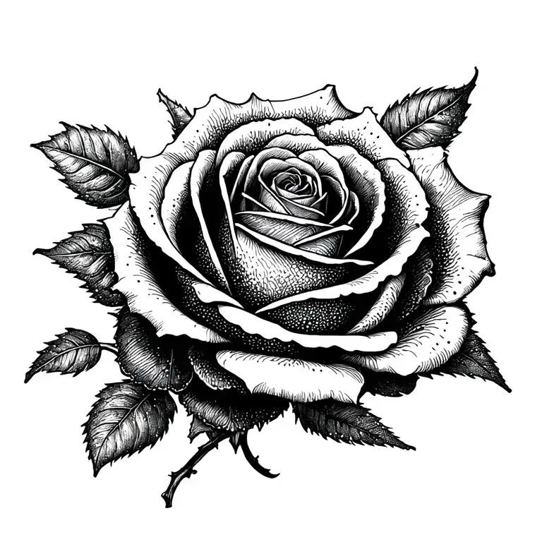 Morse Code Rose