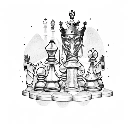 Chess King Pawn