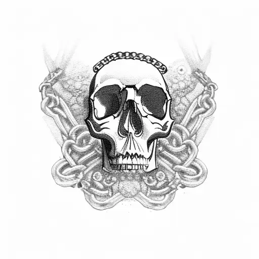 A Skull And A Chain