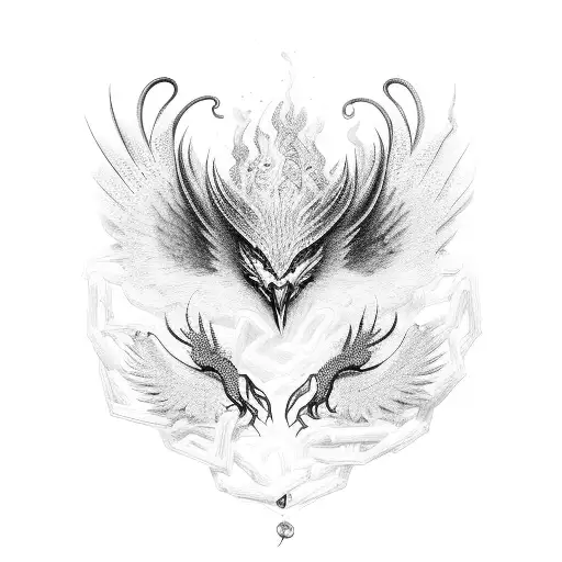 Phenix With Broken Chains