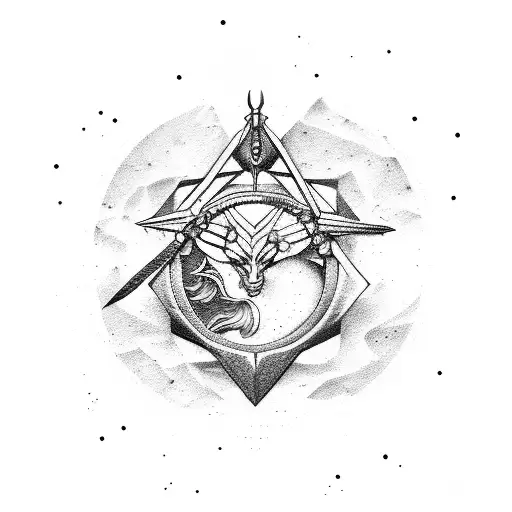 Sagittarius And 2 Pisces