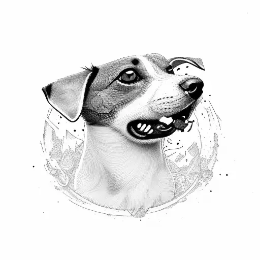 Jack Russel Fox Terrier Head