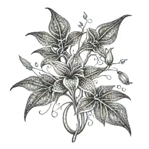 Pickerelweed Vines Intertwined