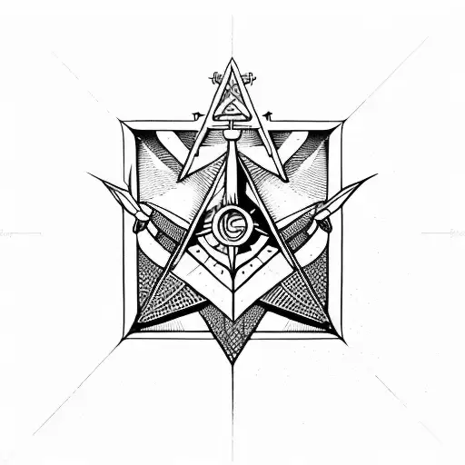 Masonic Symbol Square And Compass