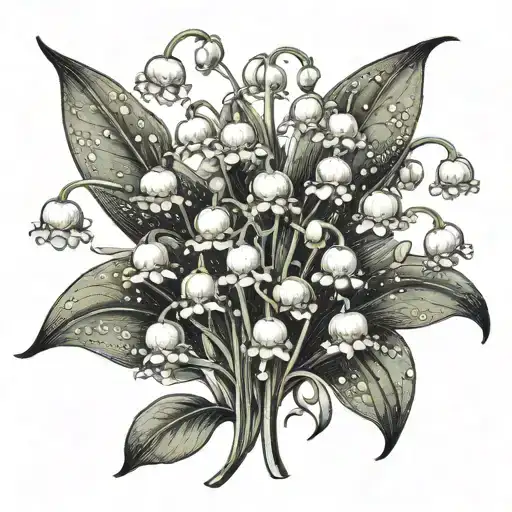 Lily-of-the-valley Flower Cluster
