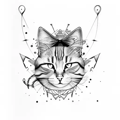 Alice In Wonderland Cat Modern