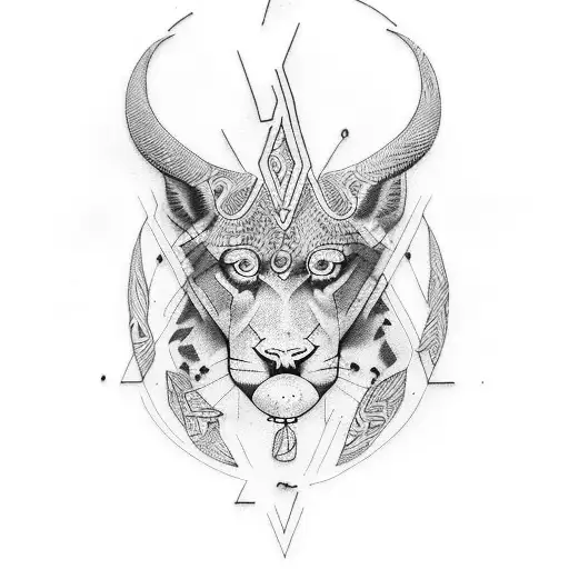 Create A Tattoo Of Ivar Letras Forming A Unique Animal Silhouette