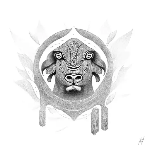 Name With African Art