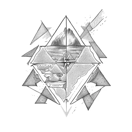 Triangle With Bible Verse