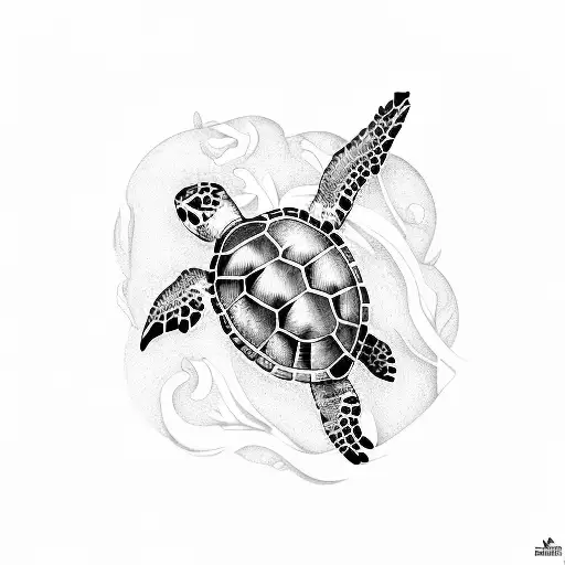 Sea Turtle For Sisters
