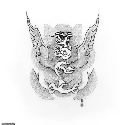 Mori Tattoo On Forearm That Covers Chinese Sign For Love