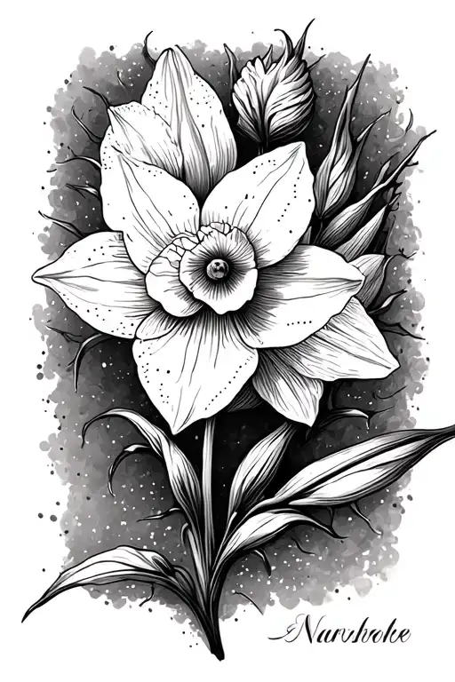 Star Thorns Narcissus Flower With Name