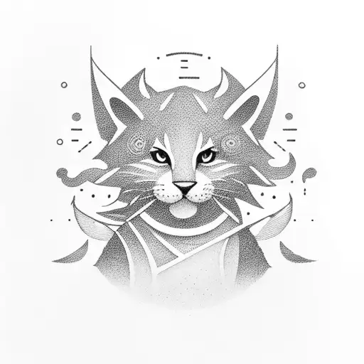 A Minimalist Design Of Milo Playing In A River Surrounded By Nature