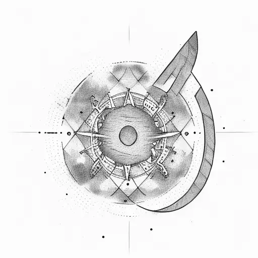 Simple Circle With A Y Inside