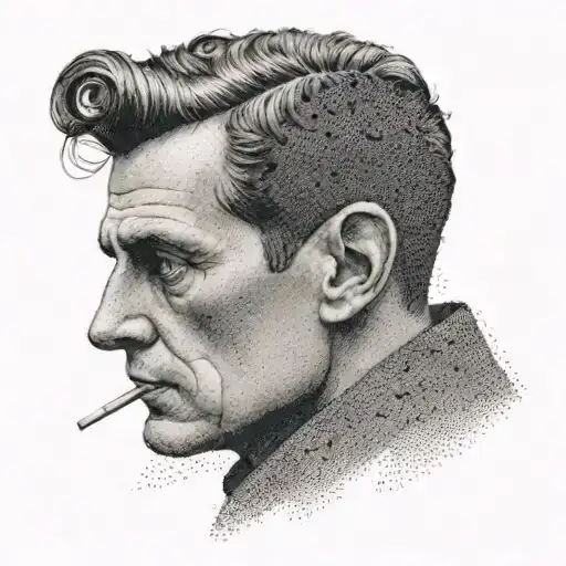 Dotwork Wittgenstein Portrait