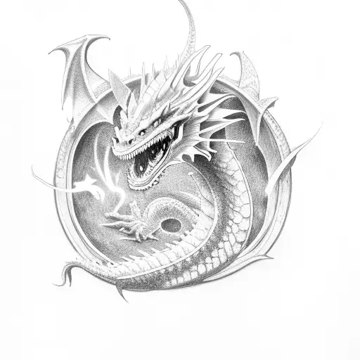 A Dragon With Lavenderglow Written Below It