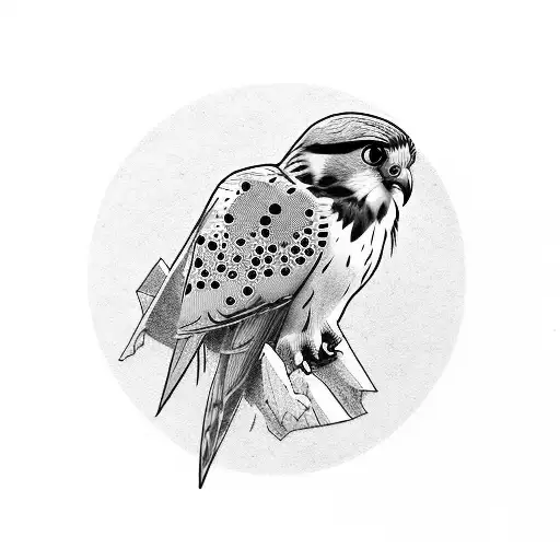 Kestrel Rolling A 20 Sided Dice