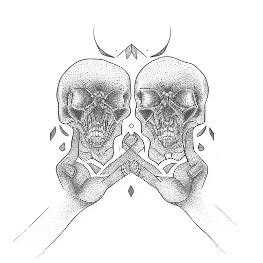 Twin Holding Dad Hand