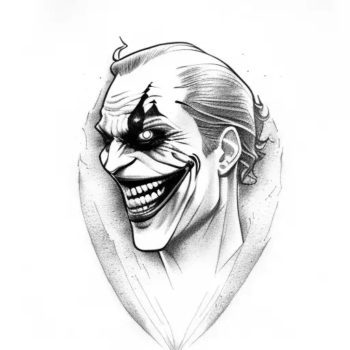 The Joker Tatto For Calf