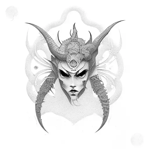 Female Silhouette Demon