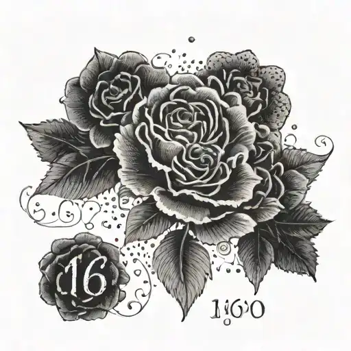 Tattoo For Mother In Heaven With The Date 16 10 1960