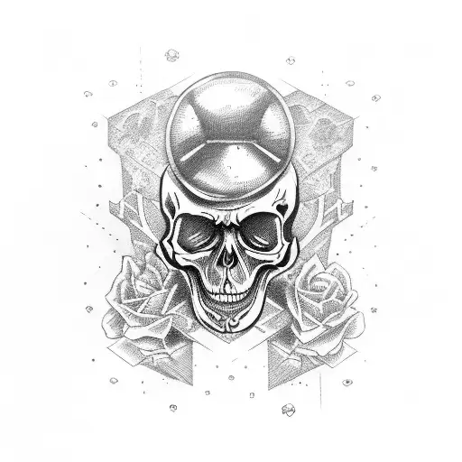 Skeleton Watch With Gaming Elements