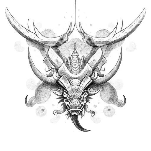 Zodiac Sign Taurus And Dragon