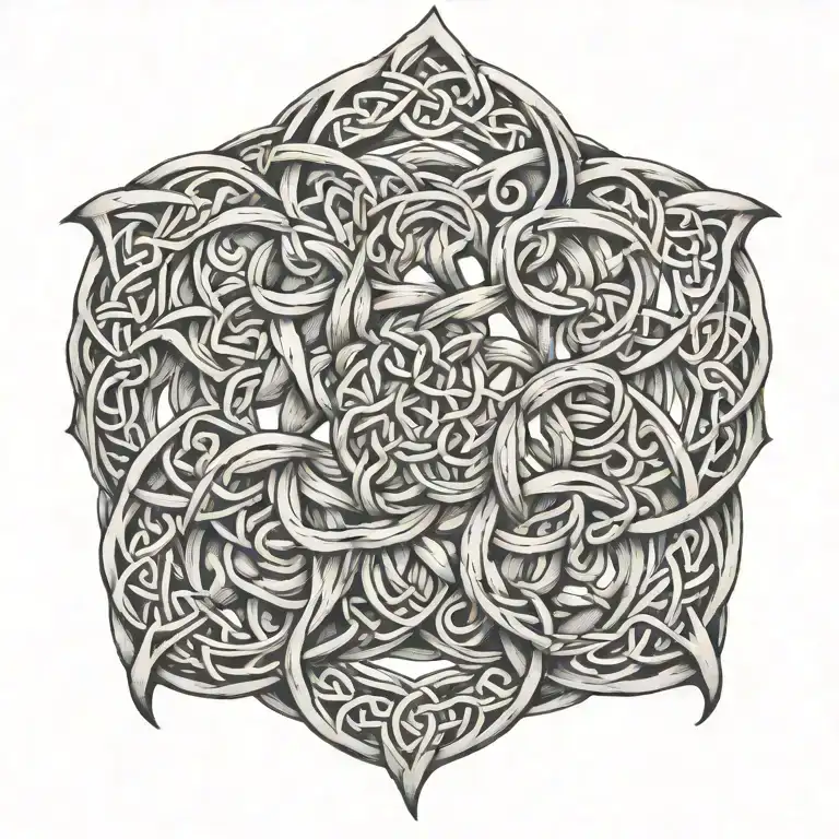 Intricate Celtic Knotwork