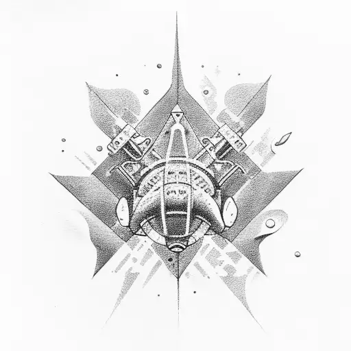 Diver That Reaches Out A Star