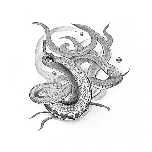 Tattoo Black Snakes