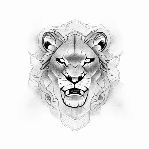 Roaring Lion With Remember Who You Are Signature