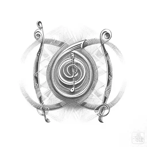 Treble Clef With Dna Design Incorporated