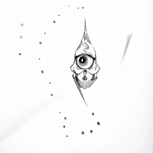 An Eye And Skull