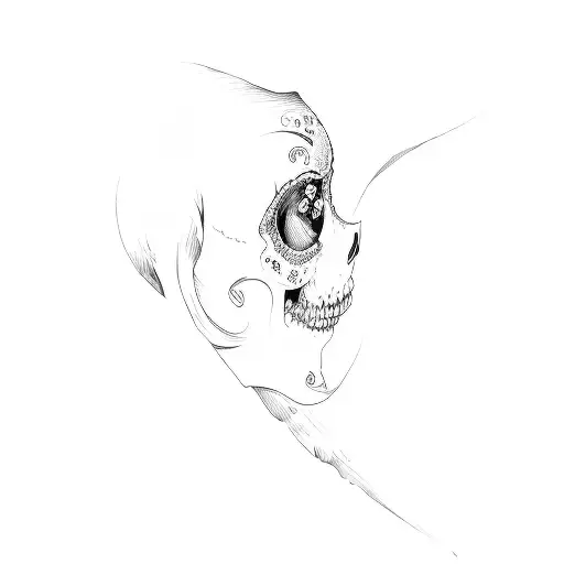 An Eye And Skull