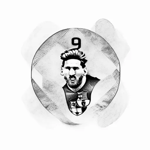 Leo Messi With His Jersey In His Hands