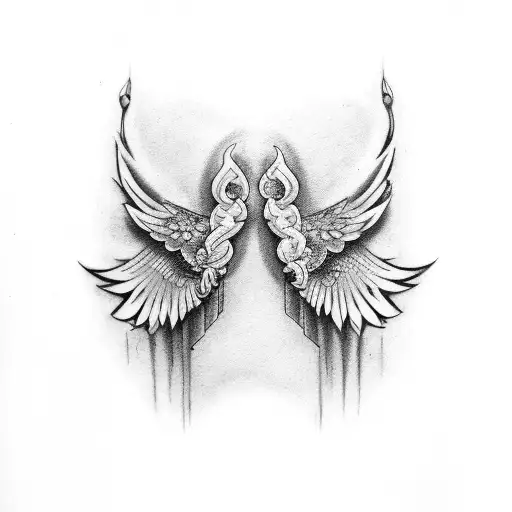 Baby Birthday Forearm Wings