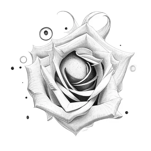 Rose With Stem That Says Landon