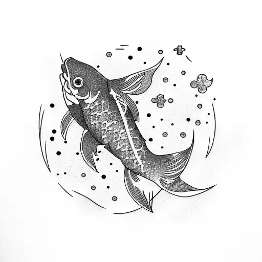 Shooting Star Koi Fish