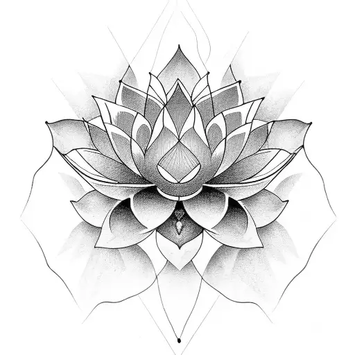 Lotus Flower With A Camera Lens