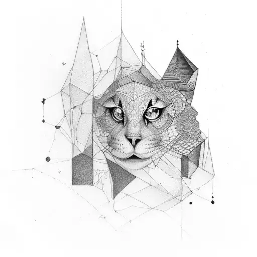 An Abstract Representation Of Introspection And Solitude