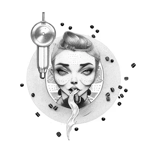 Portafilter With Coffee Beans